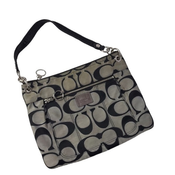 COACH Poppy Signature Purse Handbag J1163-18135 - Picture 1 of 14